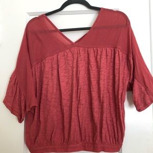 5/$25 Gap linen like Top